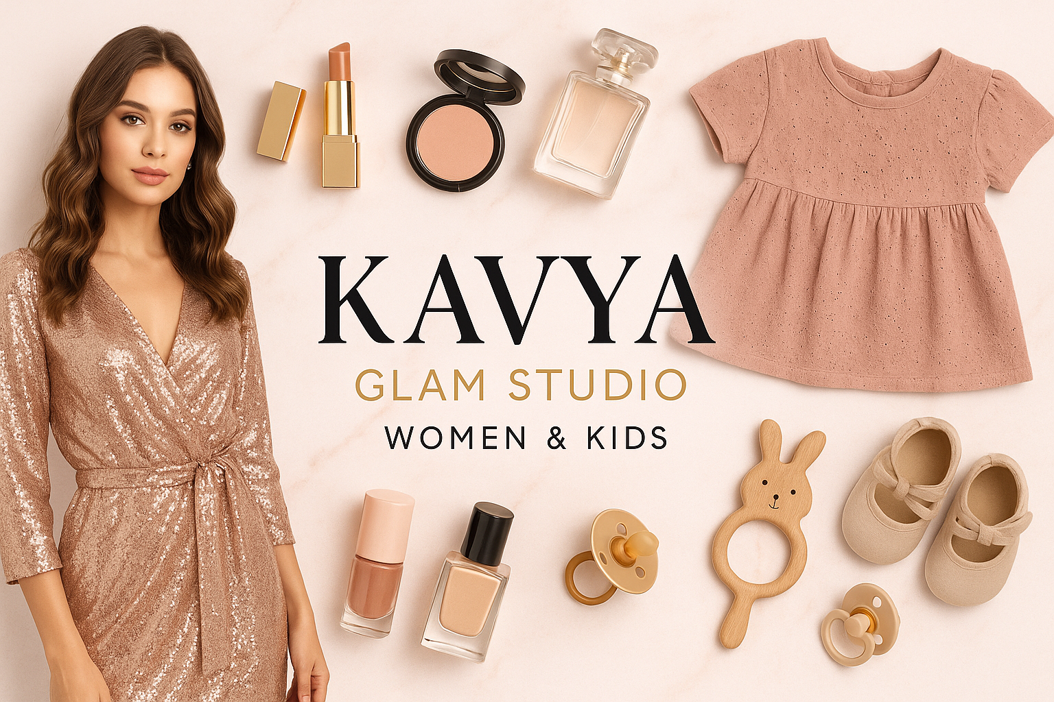 Kavya Glam Studio Banner